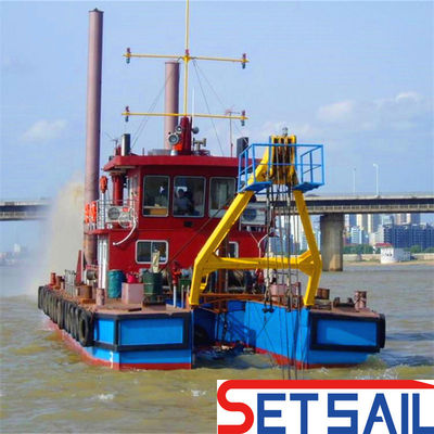 370t 24inch Water Flow 5500m3 Cutter Suction Mud Dredger for River Total Width 10.2m