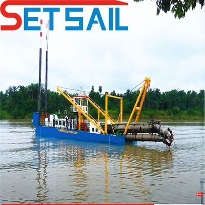 Customizable Cutter Suction Dredger with High Dredging Depth and Hydraulic Winch