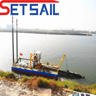 HDPE Sand Pipe Material Cummins Engine Hydraulic Cutter Suction Dredger for River Sand