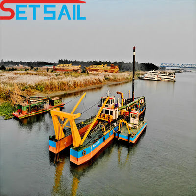Hydraulic Control River Sand Cutter Suction Dredger with Flow Meter by Siemens PLC