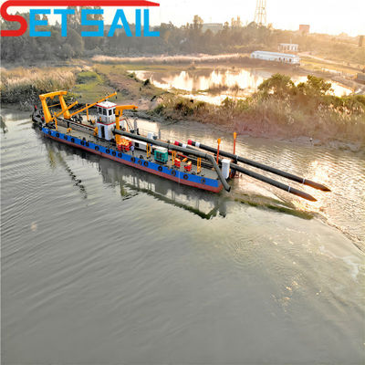 Hydraulic Control River Sand Cutter Suction Dredger with Flow Meter by Siemens PLC