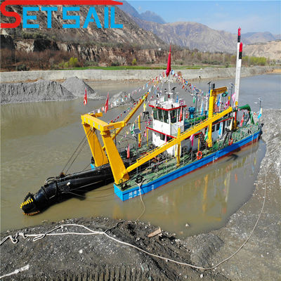 Hydraulic Control River Sand Cutter Suction Dredger with Flow Meter by Siemens PLC