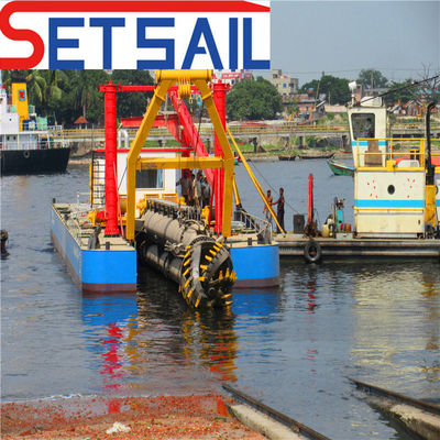 1800m3 Soild Capacity 26inch Diesel Engine Cutter Suction Dredger with Spud Carriage