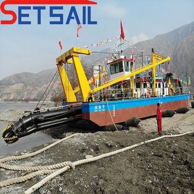 Siemens PLC 26 Inch Cutter Suction Dredger for River Sand 6000m3/h Maximum Capacity