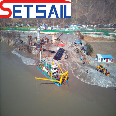 Cutter Suction Sand Dredging Machinery with Diesel Engine and Water Flow 300-20000m3/H