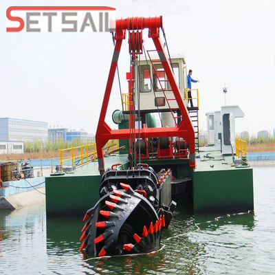 Design Diesel Engine Power Cutter Suction Dredging Machinery with Depth Sounder Meter