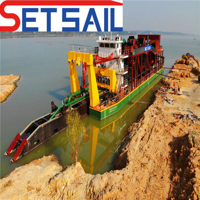 DM-14 Cutter Suction River Sand Dredging Machinery with Pressure Meter Durable Design