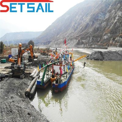 Rexroth Hydraulic Water Flow 7000m3 Cutter Suction Sand Dredger for Diesel Power Type