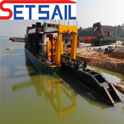 Cutter Suction Dredging River Sand Machine with Booster Station Capacity 100-3000 m3/h