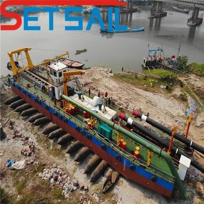 US Currency Cutter Suction Dredging Mud Machinery Used in Sea Customized Request