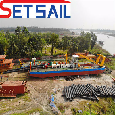 Customized Request Hydraulic Motor Control Cutter Suction Sand Vessel for River Mud