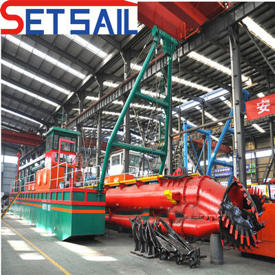 Hydrocyclone Diesel Engine Cutter Suction Dredger with 2350mm Cutter Head Diameter