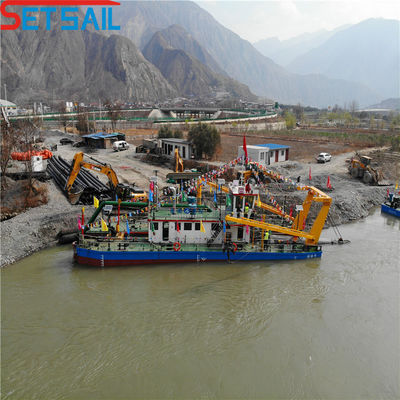 3900cm * 860cm * 200cm Package Cutter Suction Sand Dredging Ship with Anchor Boom