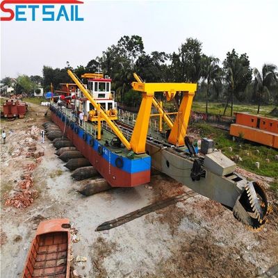 3900cm * 860cm * 200cm Package Cutter Suction Sand Dredging Ship with Anchor Boom