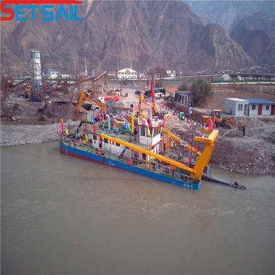 3900cm * 860cm * 200cm Package Cutter Suction Sand Dredging Ship with Anchor Boom