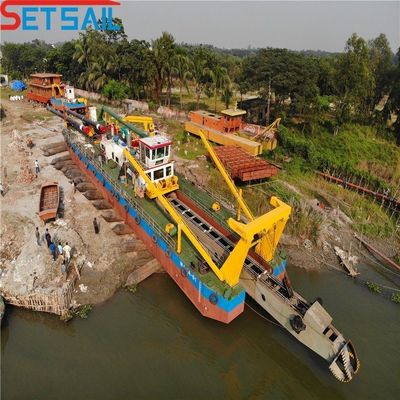 3900cm * 860cm * 200cm Package Cutter Suction Sand Dredging Ship with Anchor Boom