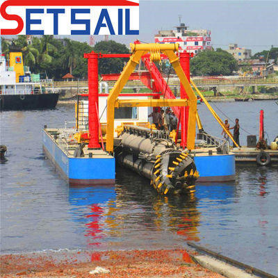 32inch 7500m3 Cutter Suction Sand Dredger with Underwater Pump at 50m Total Length
