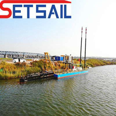 Siemens PLC Diesel Engine Cutter Suction Sand Dredger Head 39-65m Affordable Shipping Cost