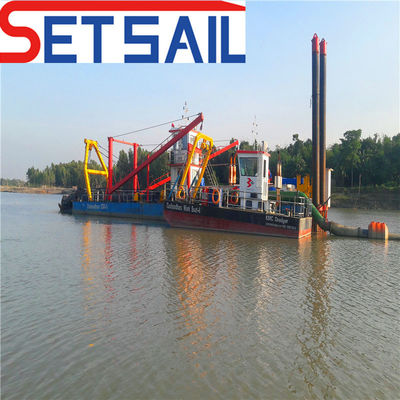 Siemens PLC Controlled Hydraulic River Sand Dredging Sand Ship for Smooth Operation