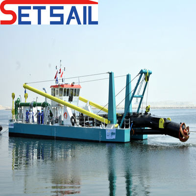 Diesel Engine Sand Pump Cutter Suction Dredging Ship with 500-5000m Discharge Distance