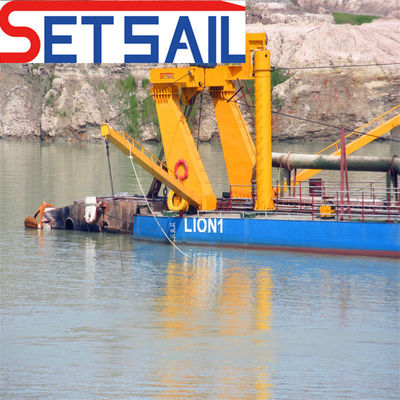 32 Inch Cutter Suction Sand Dredger with 2400mm Cutter Head Diameter and Water Flow Meter