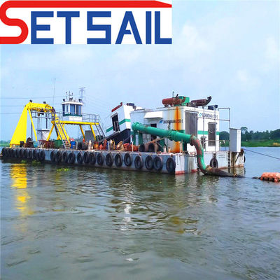 Customized Siemens PLC Diesel Engine Cutter Suction Dredging Boat with Refund Policy