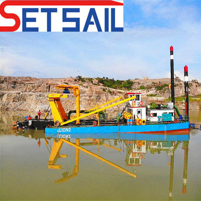 30-Day Return Refunds Full Hydraulic Cutter Suction Digging Boat with Anchor Boom