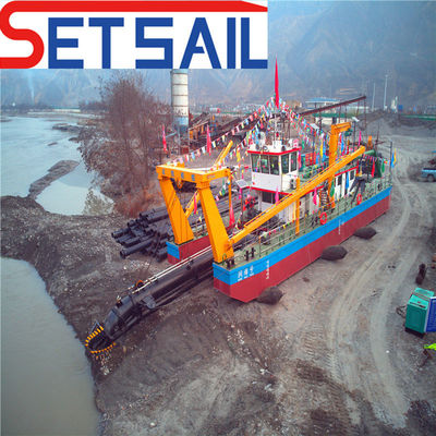 Initial Payment Set Sail Cutter Suction Dredging Boat Deck Plate Thickness 10mm