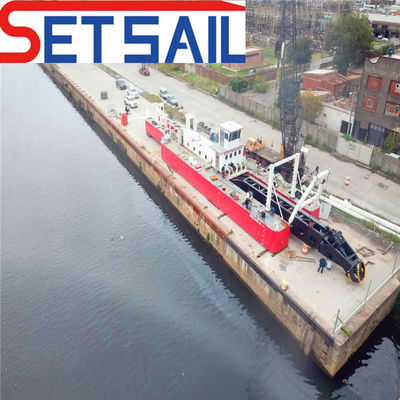 12mm Bottom Plate Low Failure Cutter Suction Dredging Sand Boat with Water Flow Meter