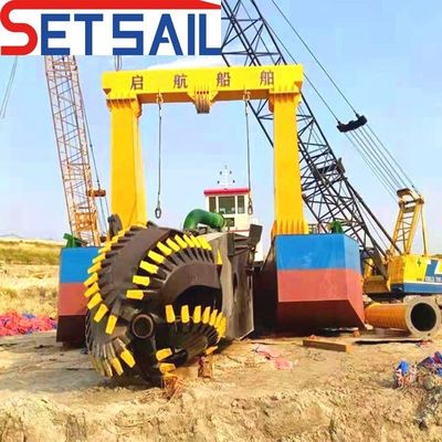 Full Hydraulic Cutter Suction Dredging Boat with 8.8 Meter Width and Siemens PLC