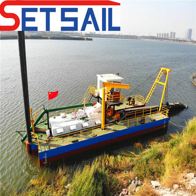 Rexroth Hydraulic 12 Inch Cutter Suction River Sand Boat with 10mm Deck Plate CTS Slot
