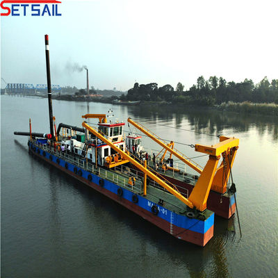 700 M3 Capacity Diesel Engine Sand Dredger with Hydraulic Cutter Head Refund Accepted