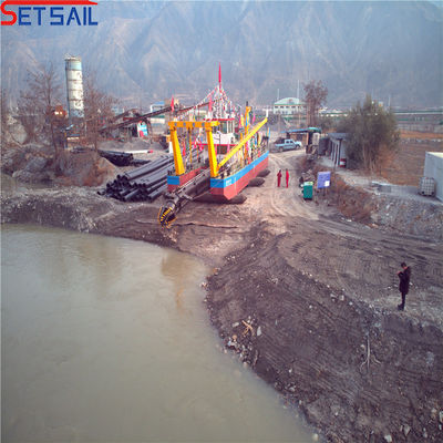 700 M3 Capacity Diesel Engine Sand Dredger with Hydraulic Cutter Head Refund Accepted