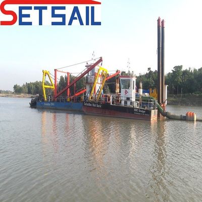 Small Size Cutter Suction Sand Dredger Cummins Weichai Engine Hydrocyclone Cyclone Type