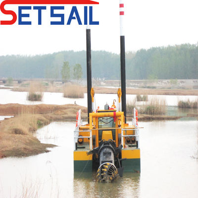 Small Size Cutter Suction Sand Dredger Cummins Weichai Engine Hydrocyclone Cyclone Type