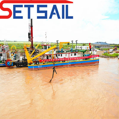 7.5m Width Cutter Suction Sand Dredger with Rexroth Hydraulic Pump and Diesel Engine