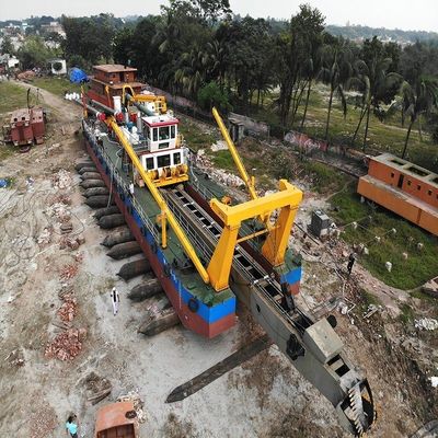 3500 M3 Water Flow Cutter Suction Dredger with Diesel Engine and 30-Day Return Policy