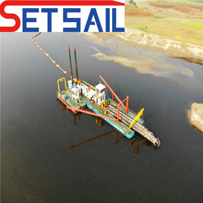 300kw Cutter Head Power Cummin Diesel Engine 24 Inch Sand Pump Cutter Suction Dredger