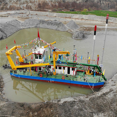Siemens PLC System 24 Inch Cutter Suction Dredger with 5500 Cubic Meter Water Flow