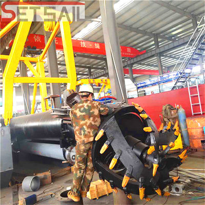 4000m3 Water Flow Capacity 800m3 Cutter Suction Sand Dredger with Customized Request