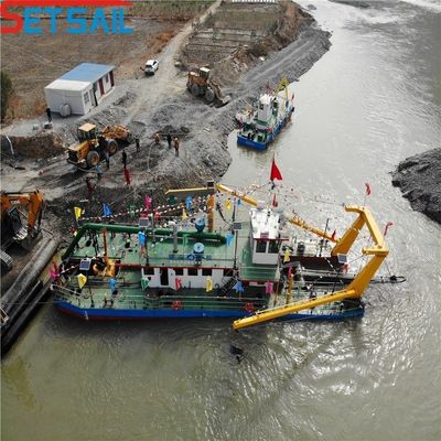 20 Inch Setsail River Cutter Suction Sand Dredger with and 1500m Output Distance