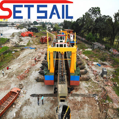 24 Inch Cutter Suction Dredger for Malaysia Dredging Depth 20m 30-Day Return Policy