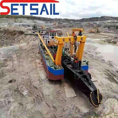 20 Inch Sand Dredger with Cyclone Type Hydrocyclone Output Distance 1500m Diesel Engine