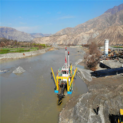Diesel Power Type River Sand Dredger with 1100m3 Capacity and 15m Dredging Depth