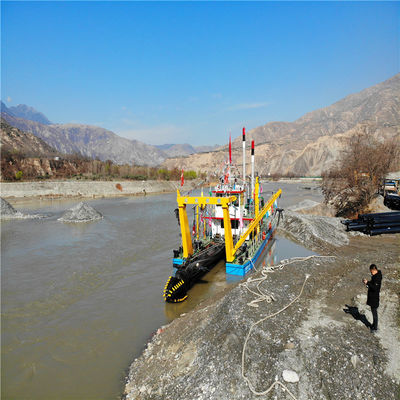 Diesel Power Type River Sand Dredger with 1100m3 Capacity and 15m Dredging Depth
