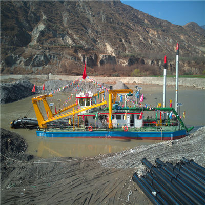 Diesel Power Type River Sand Dredger with 1100m3 Capacity and 15m Dredging Depth