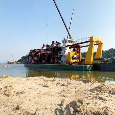 3900.00cm * 860.00cm * 200.00cm Set Sail Cutter Head Dredger with 1100m3 Capacity