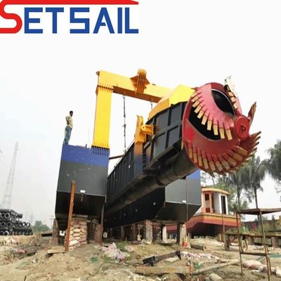 24inch Cutter Suction River Sand Dredger with US Hydrocyclone Pump and Diesel Engine