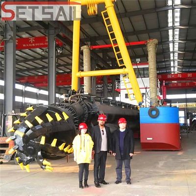 High Capacity QH-D119 Cutter Suction Sand Dredger Ship 6000 M3/Hr for Quick Shipping