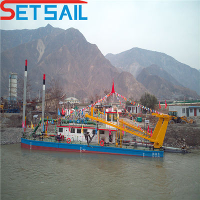 Hydrocyclone 26 Inch River Sand Dredging Boat with 6000 Cubic Meter Per Hour Water Flow